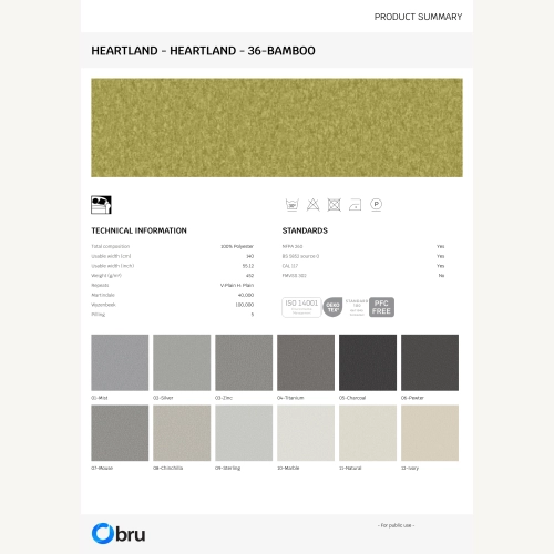 Tkaniny Heartland FibreGuard